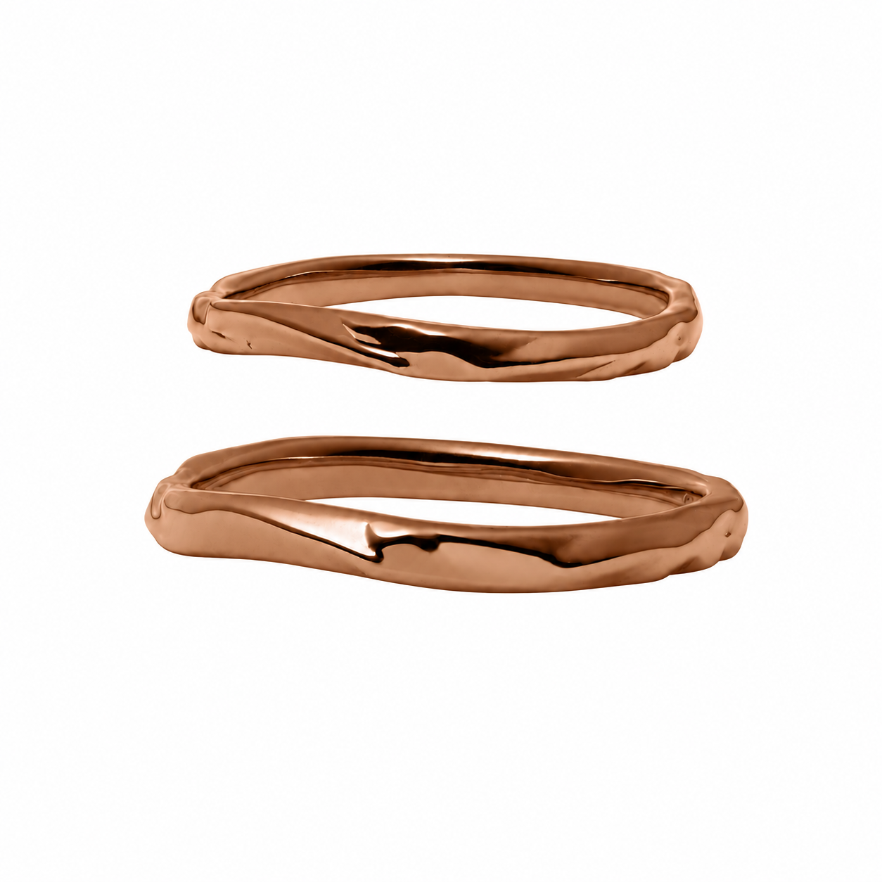 Allergy-Free Pair Rings Ti-72 / Ti-73 (1.7mm / 2.1mm)