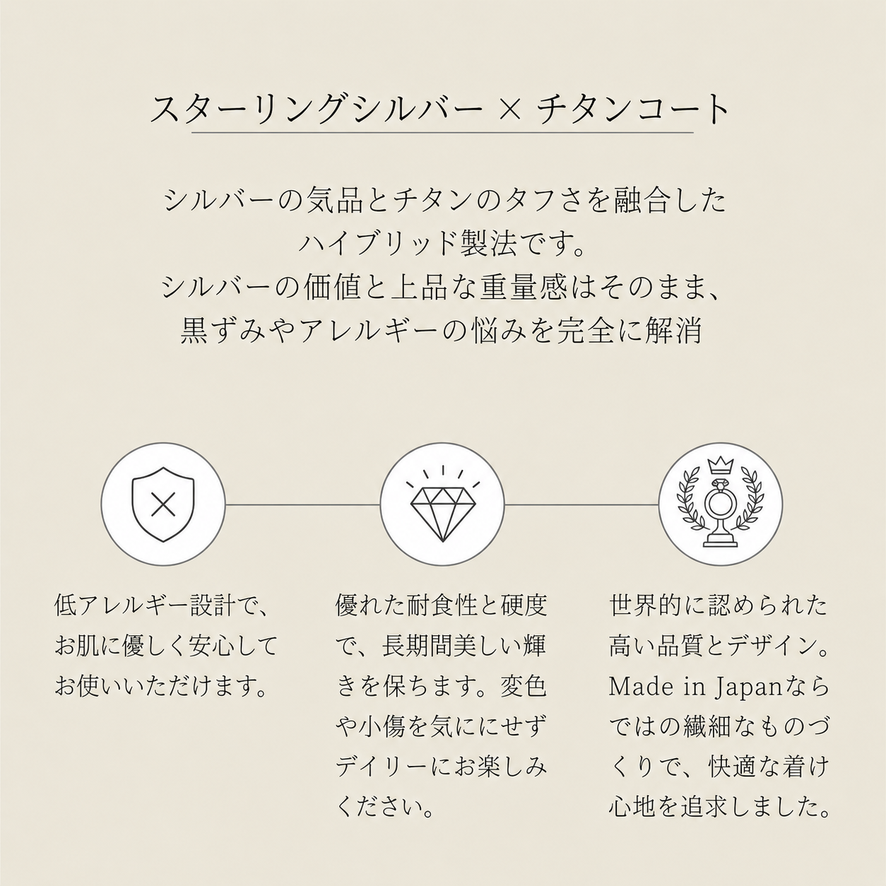 Allergy-Free Pair Rings Ti-09 / Ti-10 (2.5mm / 3.0mm)